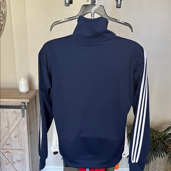 Adidas Dark Blue Zip-Up Jacket Men’s small NWT - Picture 5 of 5